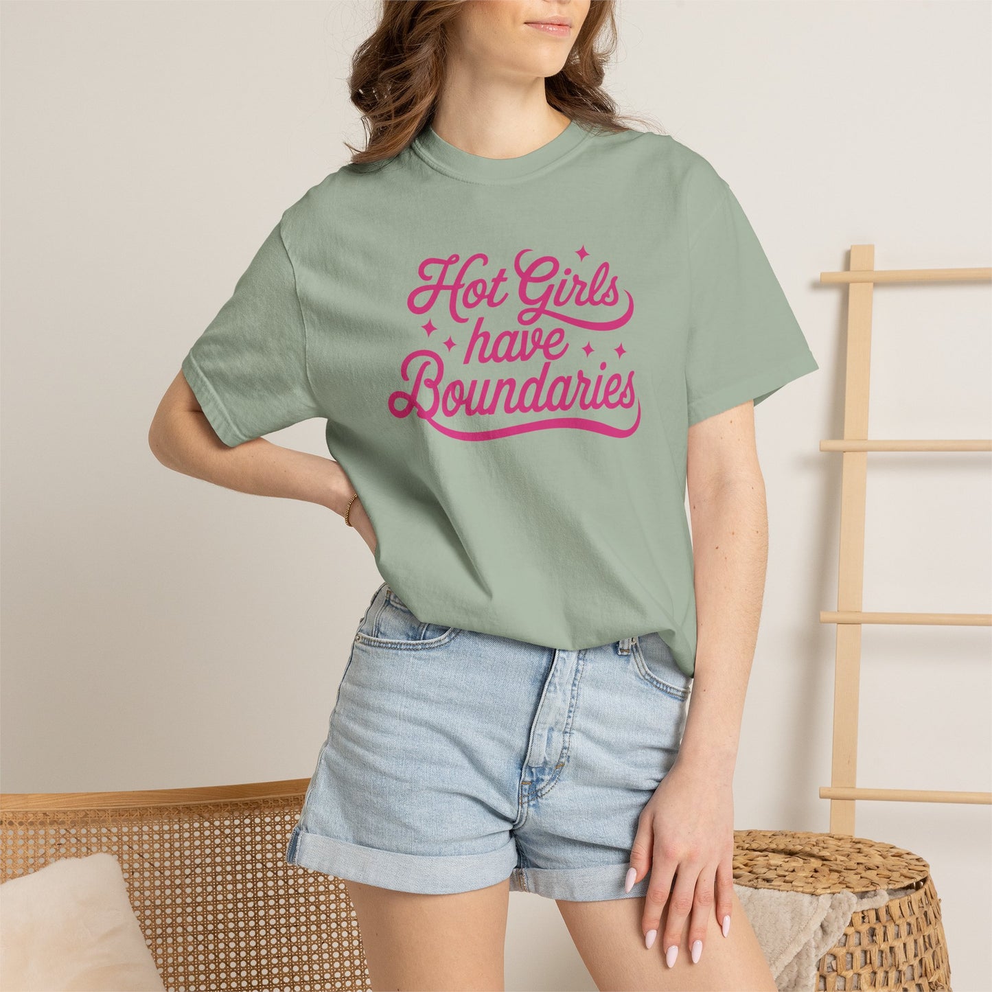 Hot Girls Have Boundaries - T Shirt