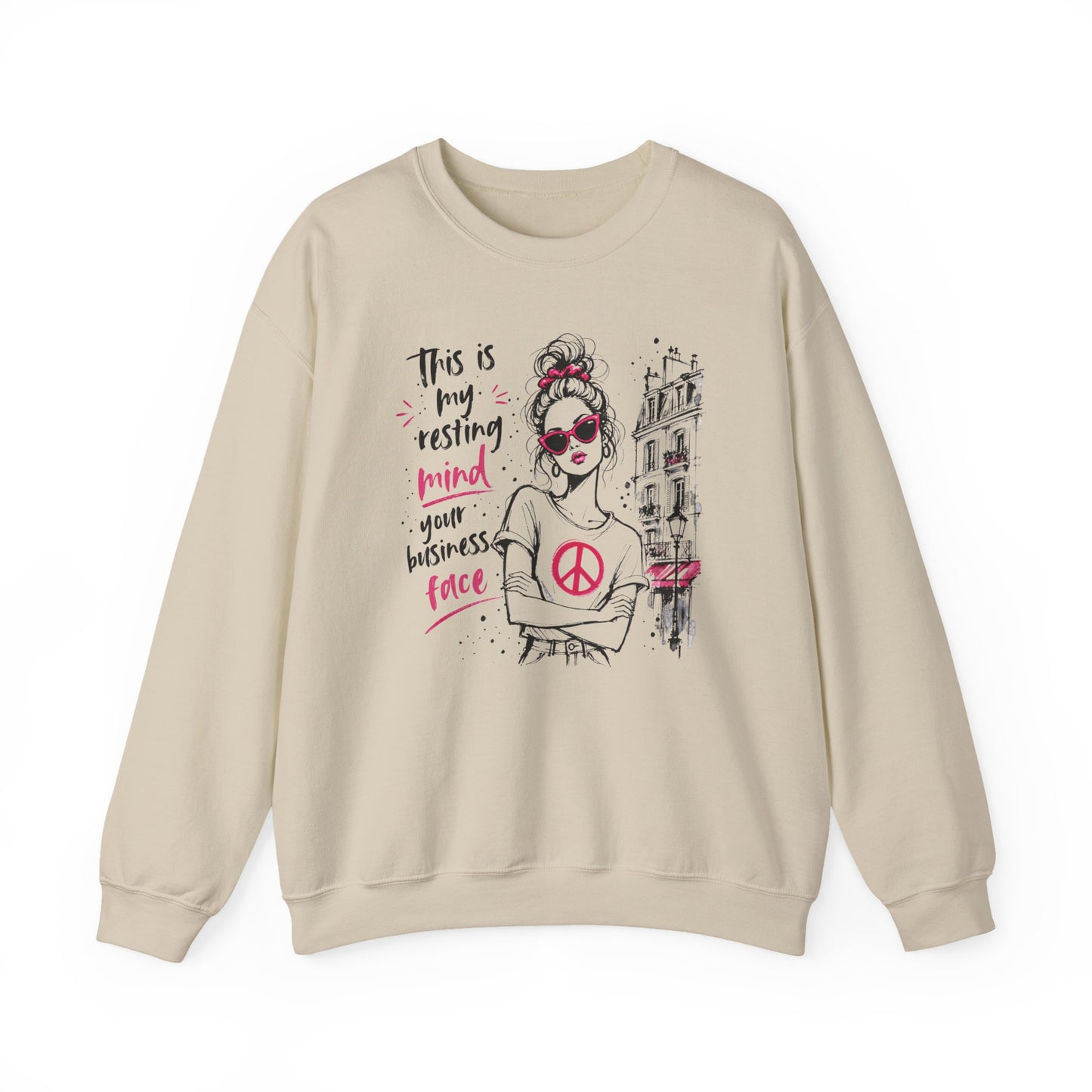 This Is My Resting Mind Your Business Face - Sweatshirt