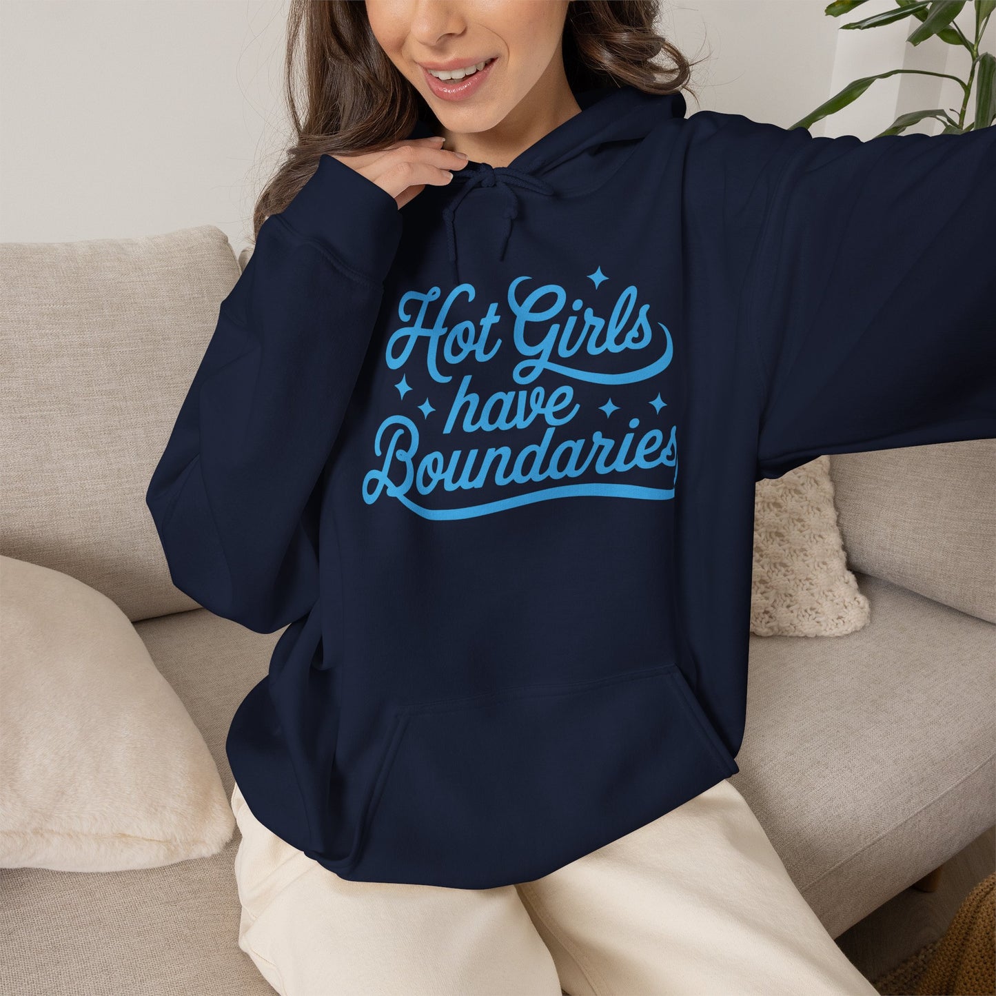 Hot Girls Have Boundaries - Hoodies