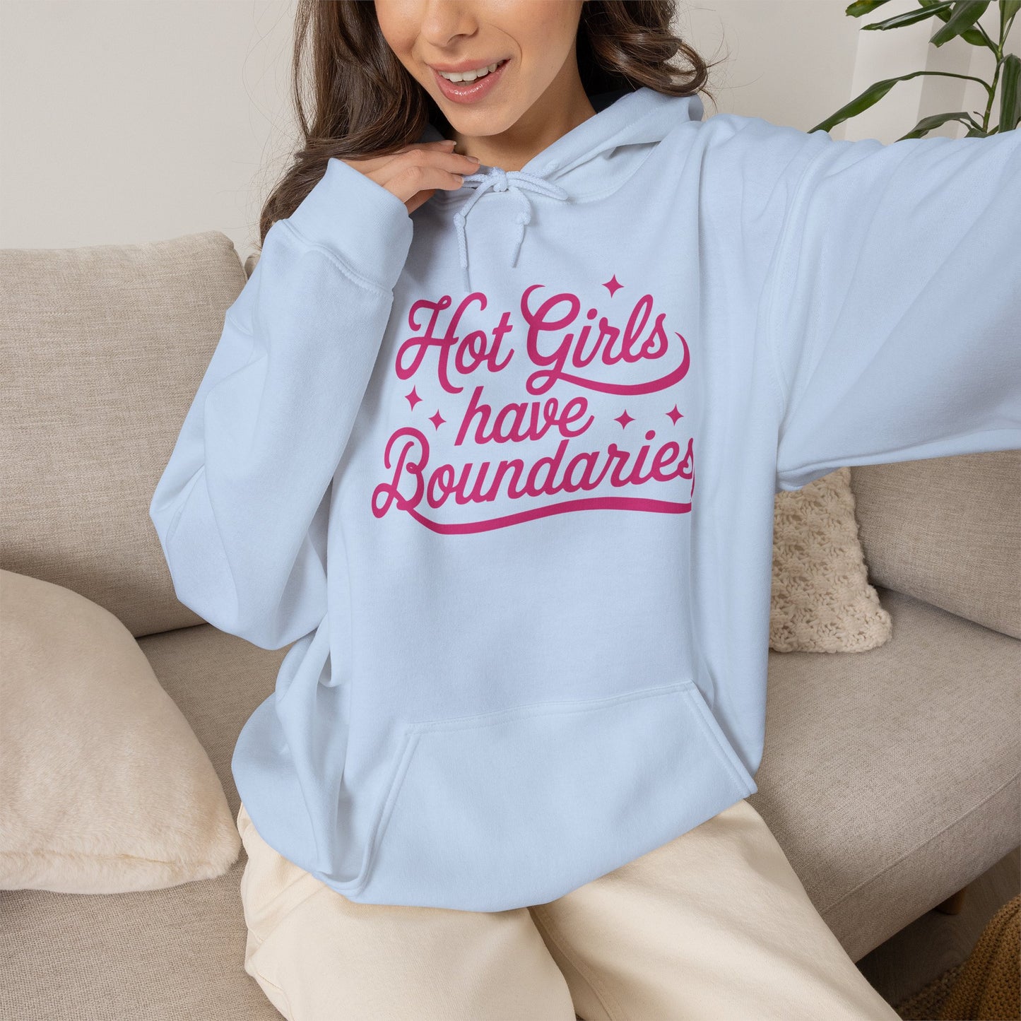 Hot Girls Have Boundaries - Hoodies