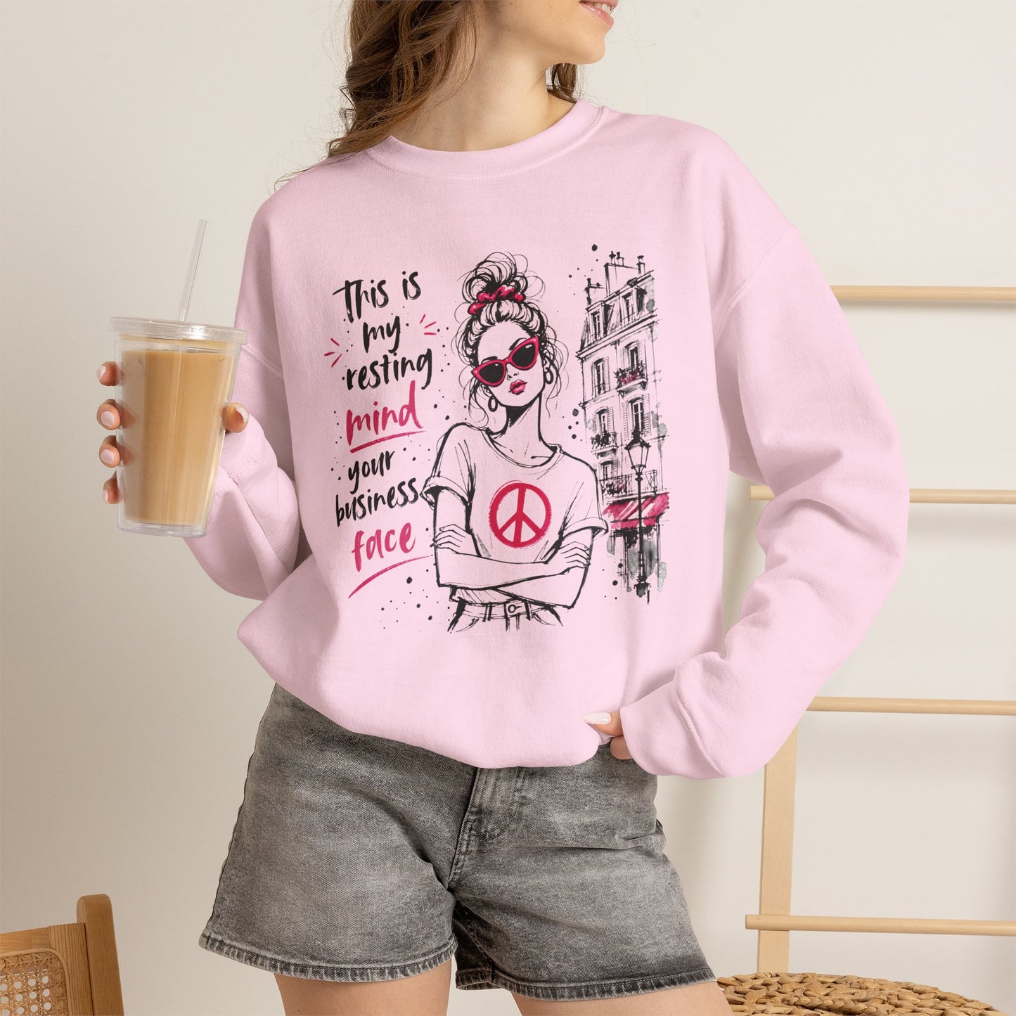 This Is My Resting Mind Your Business Face - Sweatshirt