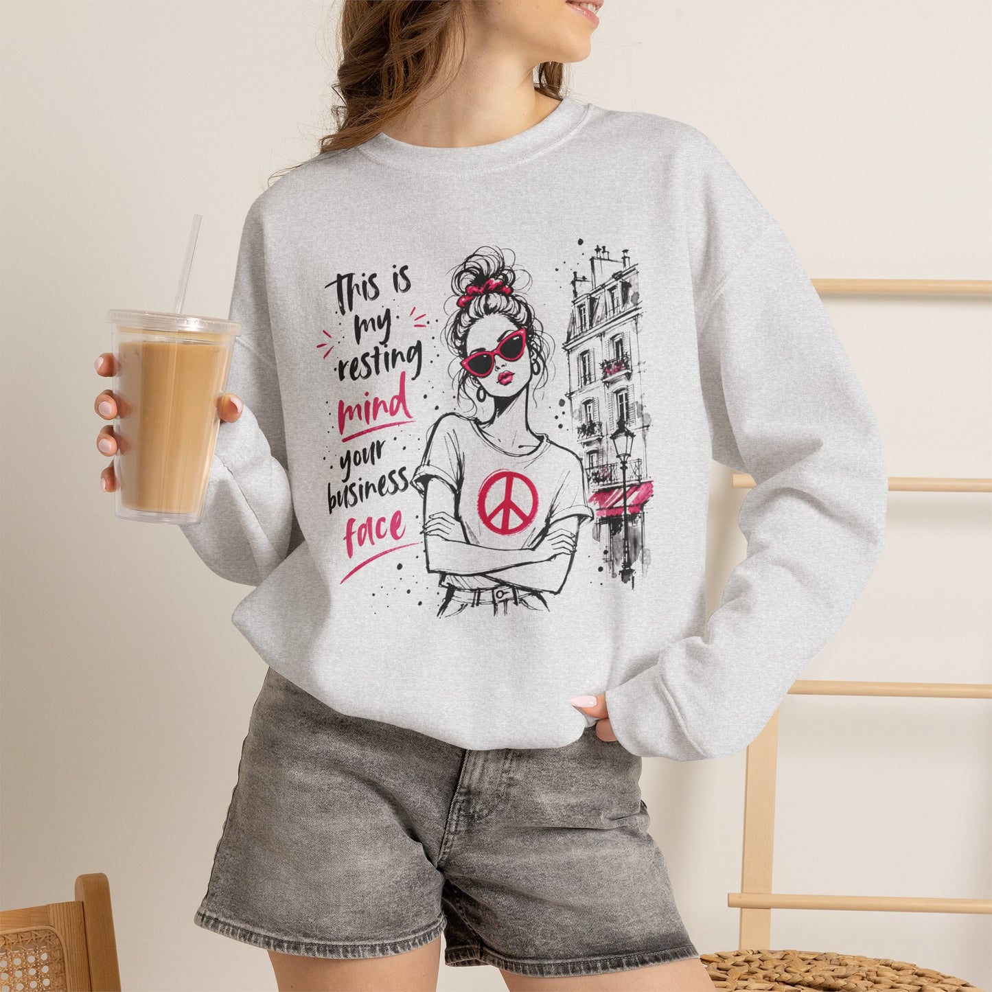 This Is My Resting Mind Your Business Face - Sweatshirt