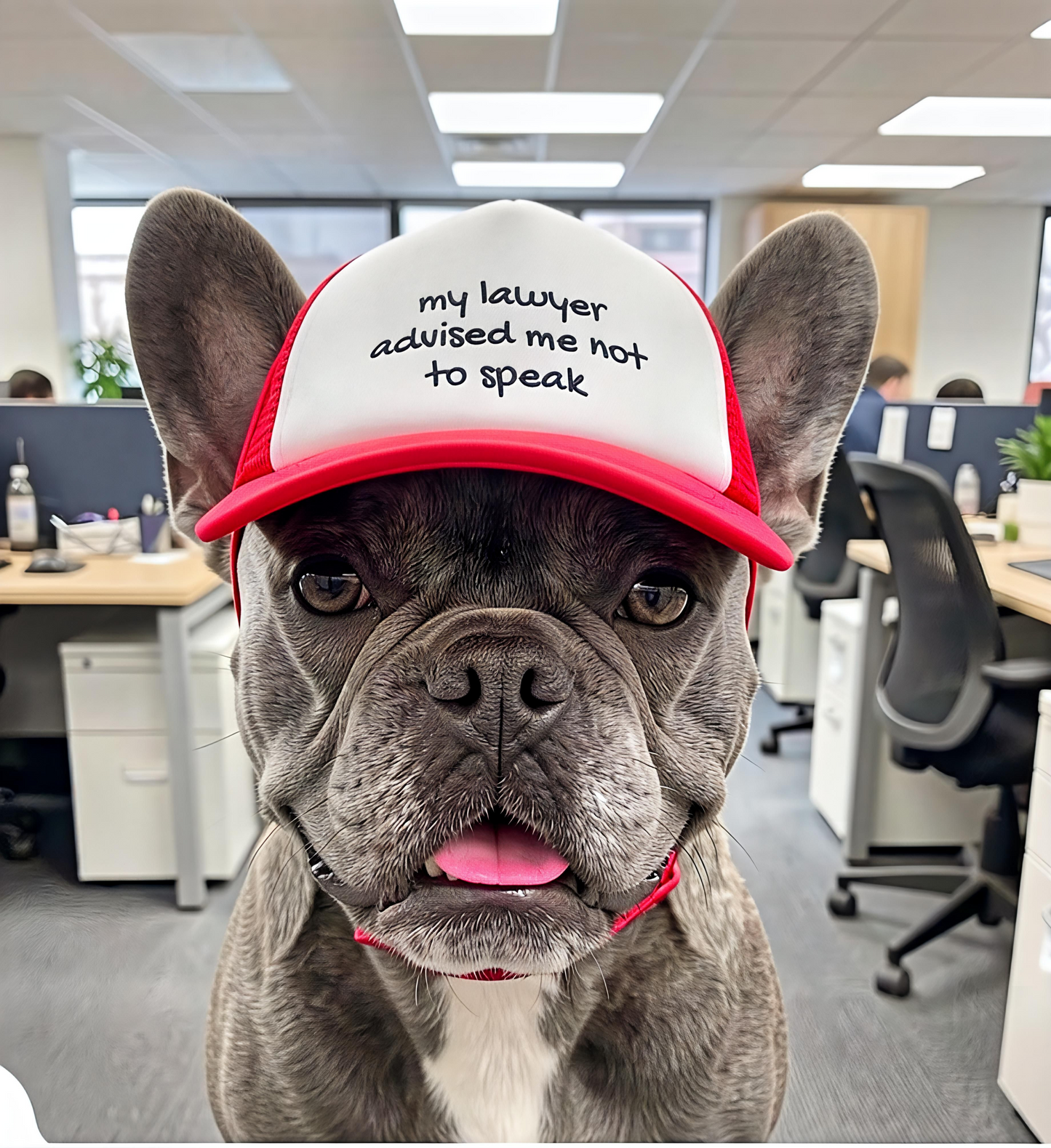 my lawyer advised me not to speak - Dog Hat